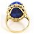 Autre Marque 18K Gelbgold-Ring mit Lapis Lazuli Golden - Ansicht 4