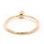 Autre Marque 18K Roségold-Ring mit Diamant Golden - Ansicht 3