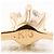 Autre Marque 18K Roségold-Ring mit Diamant Golden - Ansicht 4
