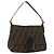 FENDI Zucca Canvas Mamma Baguette Shoulder Bag Black Brown Auth yk20443SAM Braun Schwarz