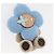LOUIS VUITTON My Vivienne Crochet Charm Cotton Light Blue M02582 Auth 167338SM Blu chiaro - vista 3