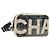 CHANEL Camelia Shoulder Bag Beschichtetes Canvas Weiß Schwarz CC Auth 182034SAV