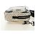 CHANEL Camelia Shoulder Bag Beschichtetes Canvas Weiß Schwarz CC Auth 182034SAV - Ansicht 5