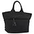 Borsa Reversibile PRADA Nylon Nero Argento Auth 182129A