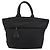 Borsa Reversibile PRADA Nylon Nero Argento Auth 182129A - vista 2