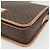 Céline Borsa a Spalla CELINE Macadam Canvas PVC Pelle Marrone Oro Auth 182134A D'oro - vista 10
