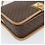 Céline Borsa a Spalla CELINE Macadam Canvas PVC Pelle Marrone Oro Auth 182134A D'oro - vista 11