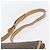 Céline Borsa a Spalla CELINE Macadam Canvas PVC Pelle Marrone Oro Auth 182134A D'oro - vista 8