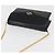 Borsa a Spalla con Catena GUCCI in Pelle Nera e Oro Auth 182515 Nero D'oro - vista 6