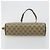 Sac à bandoulière GUCCI GG Supreme Web Sherry Line en PVC Beige Or Auth 182413 - vue 10
