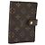 LOUIS VUITTON Monogram Agenda PM Day Planner Cover R20005 LV Auth BA13235 Monograma