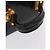 Borsa Gianni Versace in vernice nero e oro Auth BA13187 D'oro - vista 7