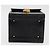 Borsa Gianni Versace in vernice nero e oro Auth BA13187 D'oro - vista 9