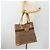 Borsa GUCCI Micro GG Supreme Web Sherry Line in PVC Beige 002 983 0174 Auth 181764 D'oro - vista 20