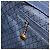 Borsa Tote GUCCI Bamboo in scamosciato blu navy e oro 002 123 0322 Auth 180219 D'oro - vista 20