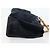 Borsa Tote GUCCI Bamboo in scamosciato blu navy e oro 002 123 0322 Auth 180219 D'oro - vista 4