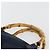 Borsa Tote GUCCI Bamboo in scamosciato blu navy e oro 002 123 0322 Auth 180219 D'oro - vista 8