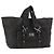 CHANEL 2.55 Matelasse Hand Bag Lamb Skin Black Silver CC Auth bs35399A Nero Argento