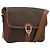 Céline Borsa a Spalla CELINE Macadam Canvas PVC Pelle Marrone Oro Auth BA13077 D'oro