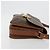Céline Borsa a Spalla CELINE Macadam Canvas PVC Pelle Marrone Oro Auth BA13077 D'oro - vista 4