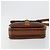 Céline Borsa a Spalla CELINE Macadam Canvas PVC Pelle Marrone Oro Auth BA13077 D'oro - vista 9