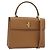 Céline Borsa CELINE in pelle 2way Marrone Oro Auth 182814 D'oro