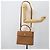 Céline Borsa CELINE in pelle 2way Marrone Oro Auth 182814 D'oro - vista 27