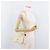 Borsa a Spalla Salvatore Ferragamo Gancini in Pelle Bianco Oro Auth BA13137 D'oro - vista 23