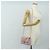CHANEL Chain Mini Matelasse 18 Bag Lamb Skin Pink Gold CC Auth 181669SAM Rosa D'oro - vista 25