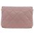 CHANEL Chain Mini Matelasse 18 Bag Lamb Skin Pink Gold CC Auth 181669SAM Rosa D'oro - vista 3