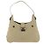 Borsa a tracolla Salvatore Ferragamo Gancini in tela beige e argento Auth BA13175 - vista 2