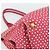 Borsa Tote Miu Miu Canvas Gold Red Auth 182084A Rosso D'oro - vista 11