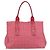 Borsa Tote Miu Miu Canvas Gold Red Auth 182084A Rosso D'oro - vista 2