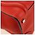 Céline CELINE Luggage Mini Shopper Handtasche Leder Orange Silber Authentisch 181473SAM - Ansicht 12