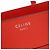 Céline CELINE Luggage Mini Shopper Handtasche Leder Orange Silber Authentisch 181473SAM - Ansicht 14