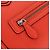 Céline CELINE Luggage Mini Shopper Handtasche Leder Orange Silber Authentisch 181473SAM - Ansicht 15