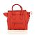 Céline CELINE Luggage Mini Shopper Handtasche Leder Orange Silber Authentisch 181473SAM - Ansicht 27