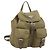 Rucksack PRADA Nylon Khaki Silver Auth 171259 Silber