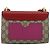 Borsa a tracolla GUCCI GG Supreme PVC Rosso Oro 409487 Auth ka4469 D'oro - vista 3