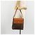 Céline Borsa a tracolla CELINE Macadam Canvas PVC Pelle Marrone Oro Auth 182190A D'oro - vista 23