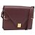 Borsa a Spalla CARTIER Must Line Pelle Bordeaux Oro Auth BA13274 D'oro Bordò