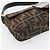FENDI Zucca Canvas Mamma Baguette Shoulder Bag Black Brown Auth 178872SAM Marrone Nero - vista 11