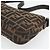 FENDI Zucca Canvas Mamma Baguette Shoulder Bag Black Brown Auth 178872SAM Marrone Nero - vista 12
