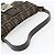 FENDI Zucca Canvas Mamma Baguette Shoulder Bag Black Brown Auth 178872SAM Marrone Nero - vista 7