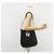 Borsa a tracolla Salvatore Ferragamo Gancini in pelle nera argento Auth BA12954 Nero - vista 21