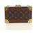 LOUIS VUITTON Monogram Coffretrezor 20 Jewelry Box Marron LV Auth 181425SM Monogramme - vue 7
