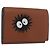 Portafoglio compatto LOEWE Studio Ghibli Collaboration in pelle marrone Auth 182792SM Argento