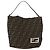 Borsa a tracolla FENDI Zucca Canvas Nero Marrone Auth bs35401 - vista 2