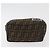 Borsa a tracolla FENDI Zucca Canvas Nero Marrone Auth bs35401 - vista 9