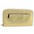 LOUIS VUITTON Cartera Zippy Long Suhari Gold M95569 LV Auth 182314A Dorado